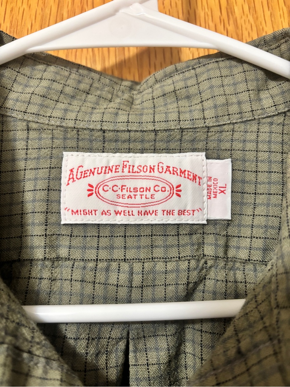 Filson 100% wool button up shirt (Men’s XL) vintage - Picture 3 of 5